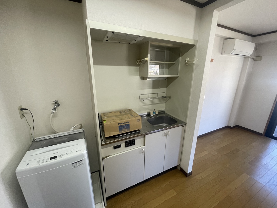 IHキッチンと室内洗濯機